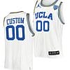 Custom UCLA Bruins Jersey Name and Number College Basketball Home White