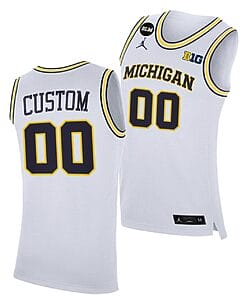 Custom Michigan Wolverines Basketball Jersey