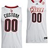 Custom Louisville Cardinals Jersey Name and Number College Basketball Swingman White