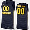 Custom Marquette Golden Eagles Jersey Name and Number College Basketball Navy