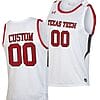 Custom Texas Tech Jersey Red Raiders Name and Number College Basketball White