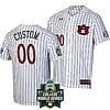 Custom Auburn Tigers Jersey Baseball Name and Number NCAA 2022 College World Series Stripe White