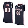 Custom Gonzaga Bulldogs Basketball Jersey College Name and Number Navy