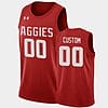 Custom Colorado State Rams Jersey Name and Number Aggies College Basketball Red