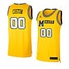 Custom Michigan Wolverines Basketball Jersey College Name and Number Yellow