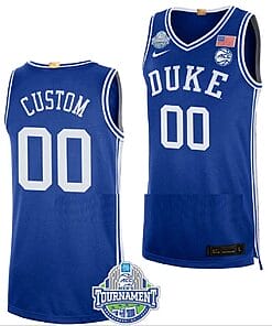 Custom Duke Blue Devils Jersey Champs College Basketball Royal