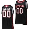 Custom Davidson Wildcats Jersey Name and Number College Basketball Black