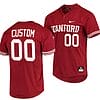 Custom Stanford Cardinal Baseball Jersey Name and Number NCAA College PAC-12 Conference Tournament Champs Red