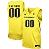 Custom Oregon Ducks Jersey College Basketball Name and Number Elite Yellow