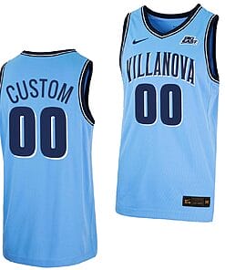 Custom Villanova Wildcats Basketball Jersey