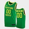Custom Oregon Duck Jersey Name and Number College Basketball Green