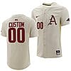 Custom Arkansas Razorbacks Jersey Baseball Name and Number NCAA College Full-Button Natural