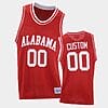 Custom Alabama Jersey Name, Number Crimson Tide College Basketball Red Throwback