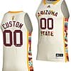Custom Arizona State Sun Devils Jersey Name and Number College Basketball Honoring White