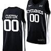 Custom Iowa State Cyclones Jersey College Basketball Black
