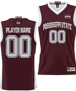 Custom Mississippi State Bulldogs Basketball Jersey