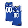 Custom Duke Blue Devils Jersey College Basketball Name and Number Elite Blue