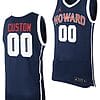Custom Howard Bison Jersey Name and Number College Basketball Navy
