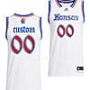 Custom Kansas Jayhawks Jersey College Basketball White Swingman