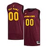 Custom Arizona State Sun Devils Jersey College Basketball Name and Number Maroon