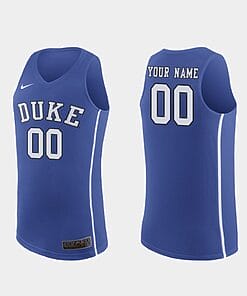 Custom Duke Blue Devils Jersey Name, Number College Basketball Royal