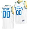 Custom UCLA Bruins Jersey Name and Number College Basketball White Commemorative Classic