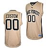 Custom Wake Forest Demon Deacons Jersey Name and Number College Basketball Retro Gold