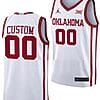 Custom Oklahoma Sooners Jersey Name and Number College Basketball Home White