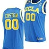 Custom UCLA Bruins Jersey Name and Number College Basketball 2021 March Madness PAC-12 Blue Stand Together Jersey Honor John R. Wooden