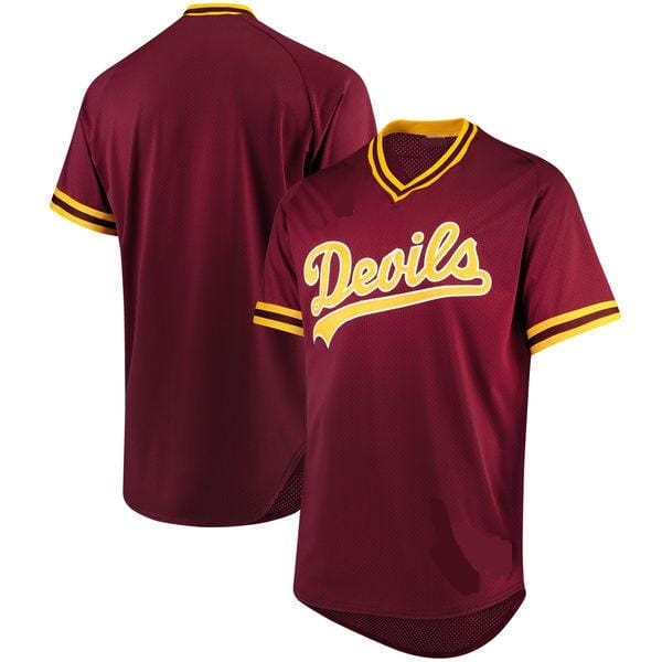 Custom Arizona State Jersey Baseball Name and Number College Red