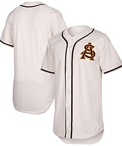 Custom Arizona State Jersey Baseball Name and Number College White