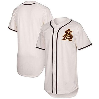 Custom Arizona State Jersey Baseball Name and Number College White