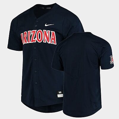 Custom Arizona Wildcats Jersey Baseball Name and Number College Navy