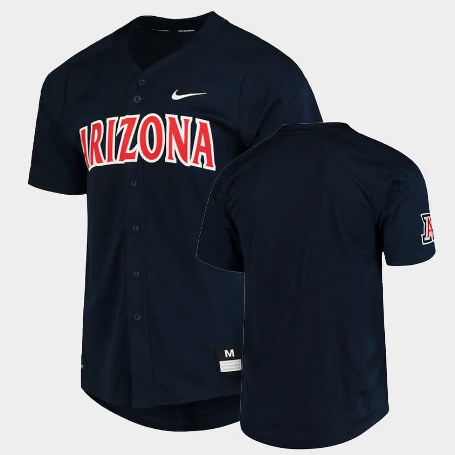 Custom Arizona Wildcats Jersey Baseball Name and Number College Navy
