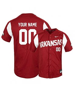 Custom Arkansas Razorbacks Baseball Jersey