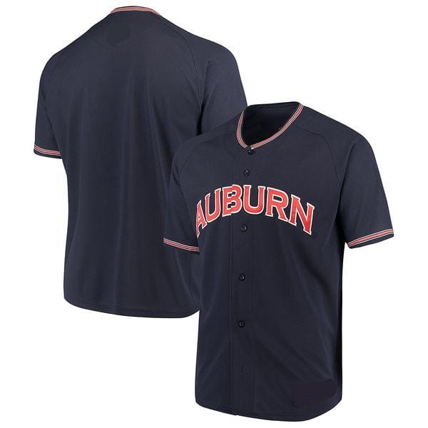 Custom Auburn Tigers Jersey Baseball Name and Number College Navy