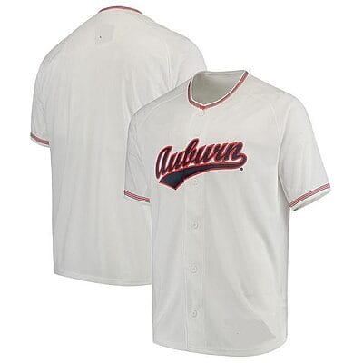 Custom Auburn Tigers Jersey Baseball Name and Number College White