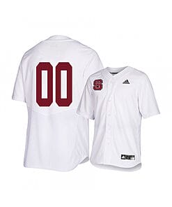 Custom NC State Wolfpack Baseball Jersey Name And Number College White