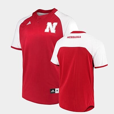 Custom Nebraska Huskers Baseball Jersey Name And Number College Scarlet
