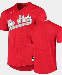 Custom Ohio State Buckeyes Baseball Jersey
