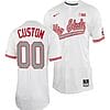 Custom Ohio State Buckeyes Baseball Jersey Name and Number NCAA College White