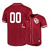 Custom Oklahoma Sooners Baseball Jersey Name And Number College Red Elite