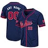 Custom Ole Miss Baseball Jersey Name and Number Rebels College Navy