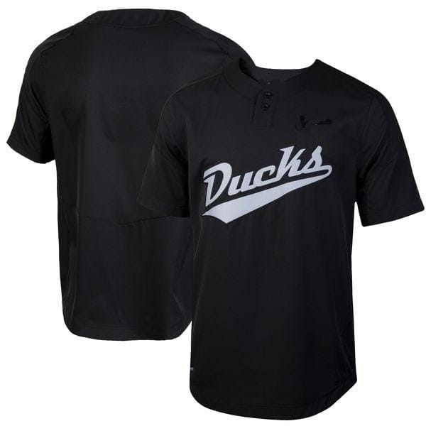 Custom Oregon Ducks Baseball Jersey Name And Number College Black
