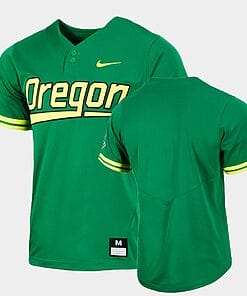 Custom Oregon Ducks Baseball Jersey Name And Number College Green Elite