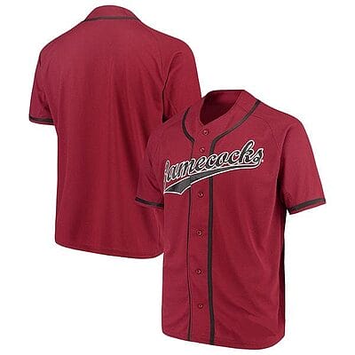 Custom South Carolina Baseball Jersey Name And Number Gamecocks College Red