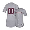 Custom Texas A and M Baseball Jersey Name And Number College Gray