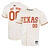 Custom Texas Longhorns Baseball Jersey Name and Number NCAA College Natural
