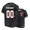 Custom Texas Tech Baseball Jersey Name And Number Under Armour Red Raiders College Black