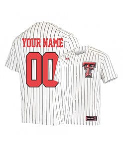 Custom Texas Tech Red Raiders Baseball Jersey